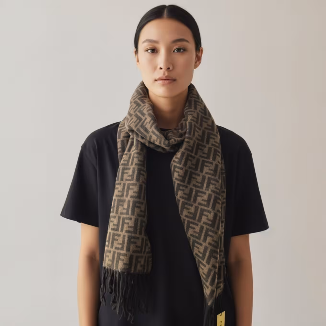 WhatsApp Image 2025-11-19 at 6.34.45 PM Fendi 100% Woolen Unisex Muffler