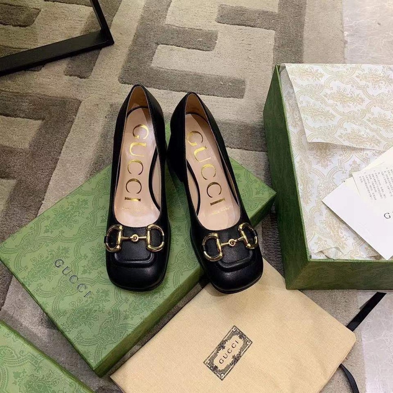 Gucci Horsebit Black Pump