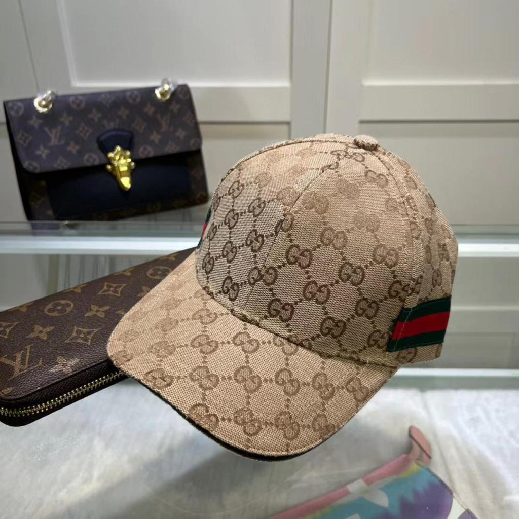 Gucci Monogram Khaki Unisex Cap