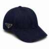 Prada Blue Denim Baseball Cap