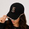 Burberry TB Black Signature Unisex Cap