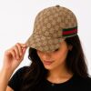 Gucci Monogram Khaki Unisex Cap