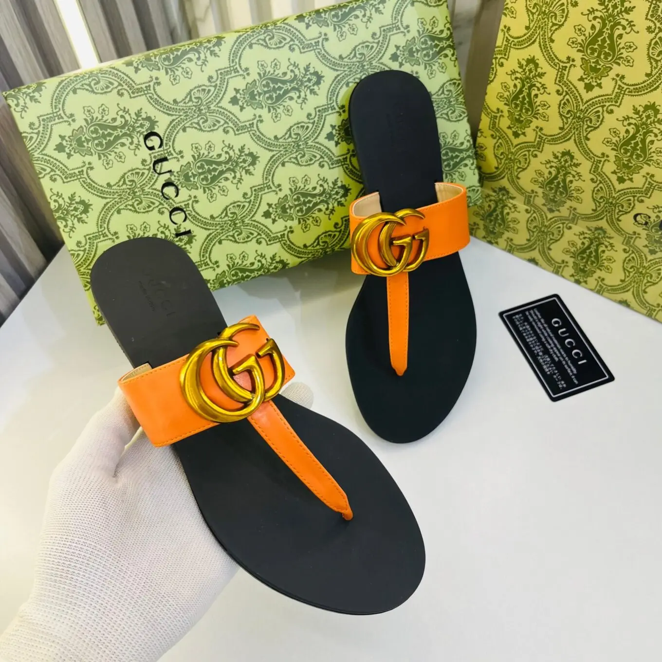WhatsApp-Image-2024-12-02-at-3.19.10-PM-3 Gucci Tan GG Thong Slide