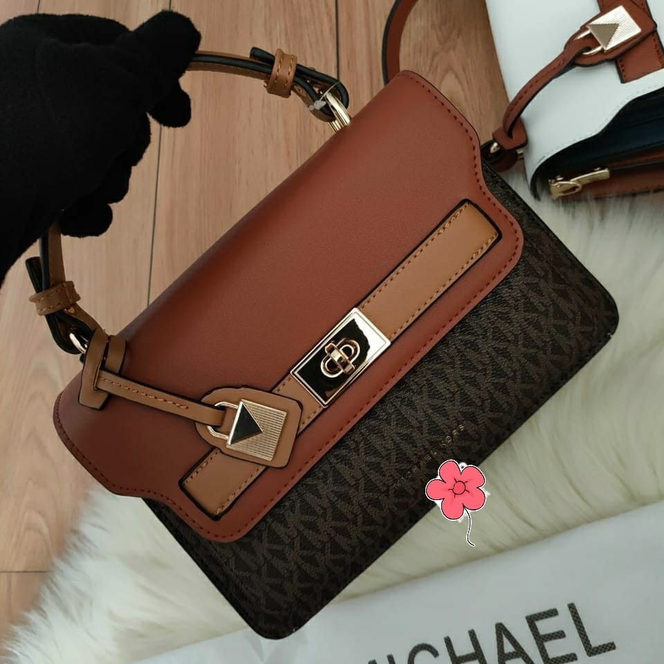 Michael Kors Titiana Coffee Brown Sling Bag
