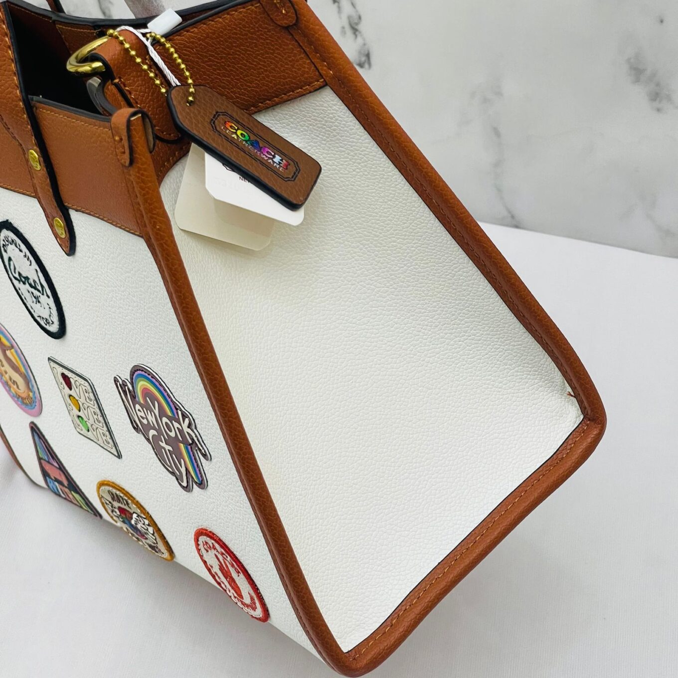 Coach Premium Quality Field Patch Tote (With Box)