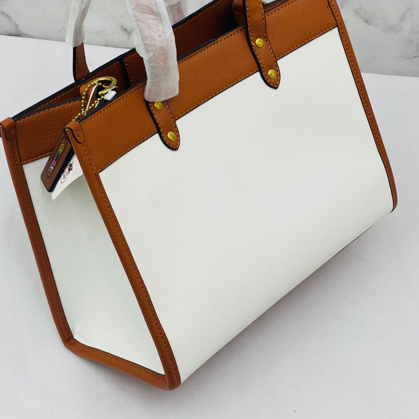 Coach Premium Quality Field Patch Tote (With Box)