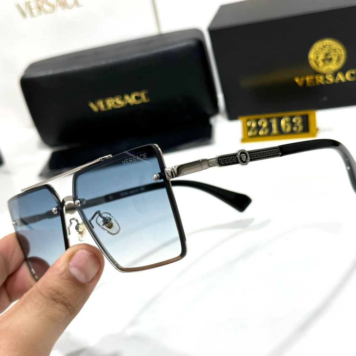 Versace Square Men’s Sunglass