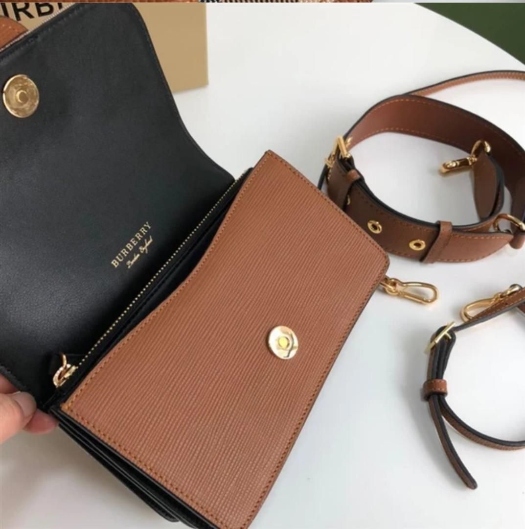 Burberry The Small Buckle Bag Brown (With box)