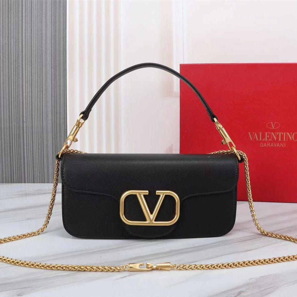 Valentino Loco Black Shoulder Bag (With Box)
