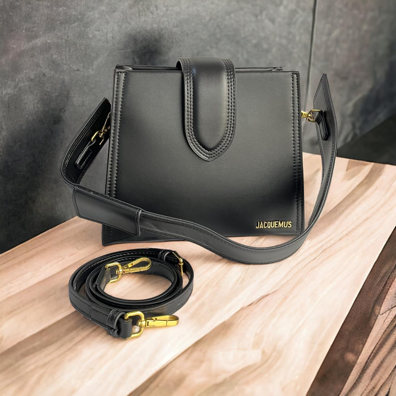Jacquemus Le Grand Black Shoulder Bag (With Box)