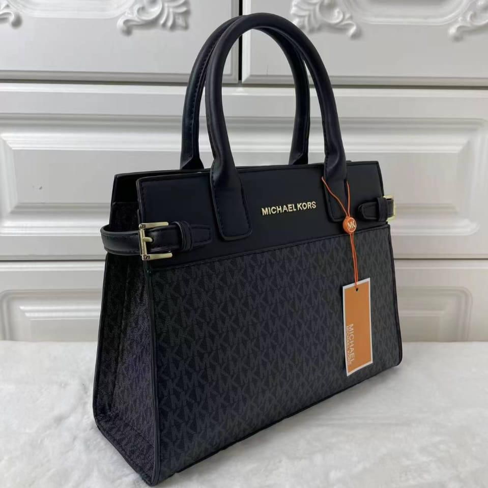 Michael Kors Emilia Signature Black Handbag
