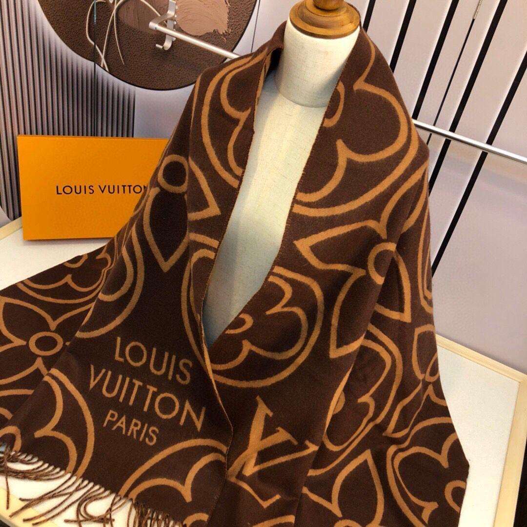 Louis Vuitton Bloom Coffee Unisex Muffler