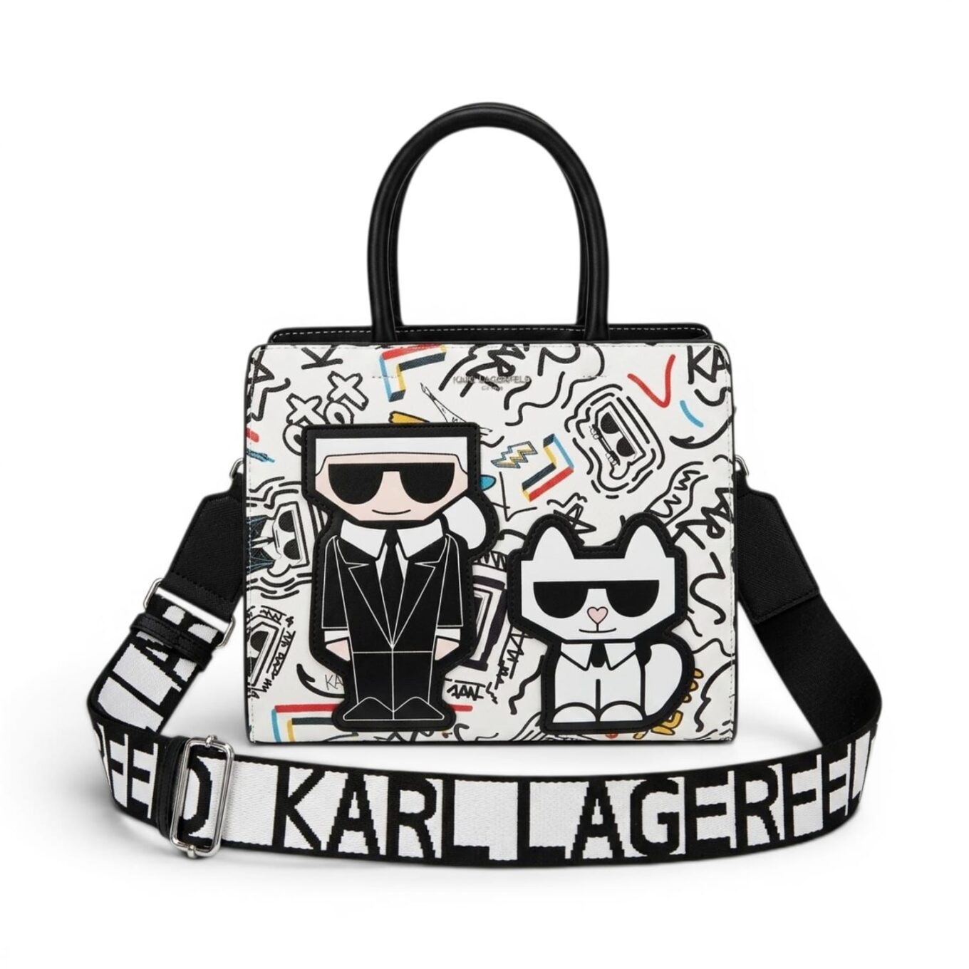 Karl Legarfeld Paris Maybelle White Handbag