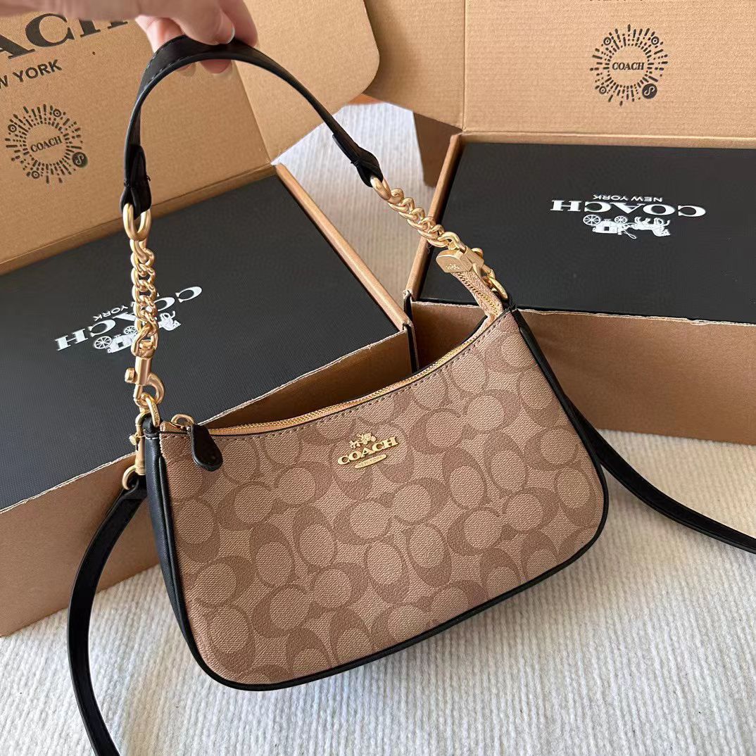 Coach Teri Apricot Shoulder Sling Bag (With Box)