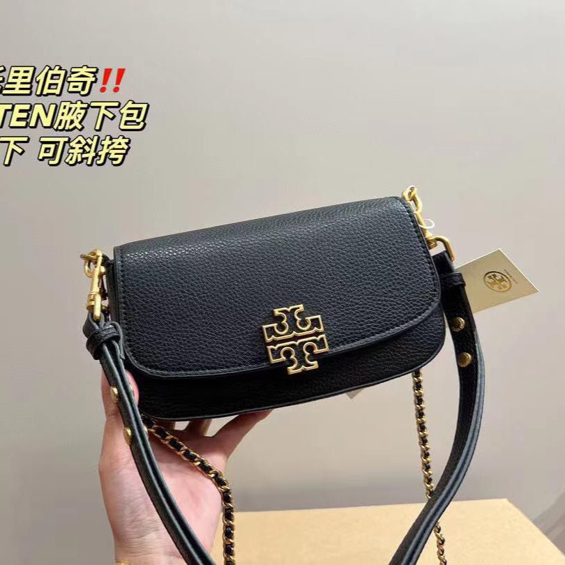 Tory Burch Britten Black Sling Bag (With Box)