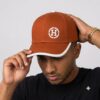 Hermes Orange Baseball Cap