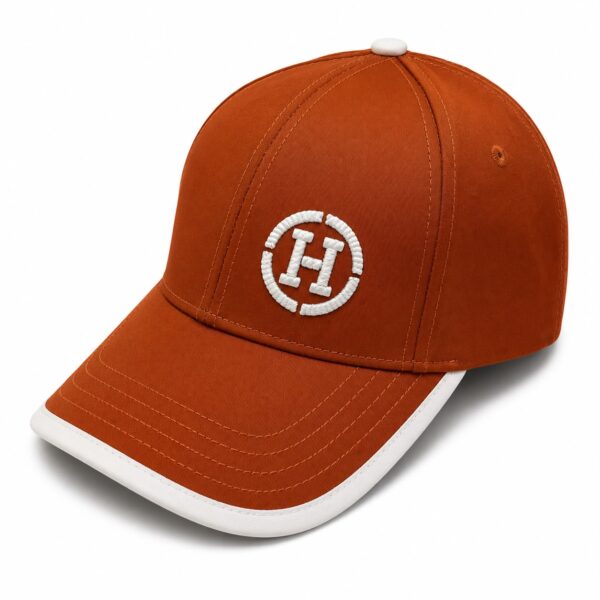 Hermes Orange Baseball Cap