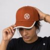 Hermes Orange Baseball Cap