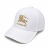 Burberry White Baseball Cap