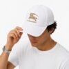 Burberry White Baseball Cap