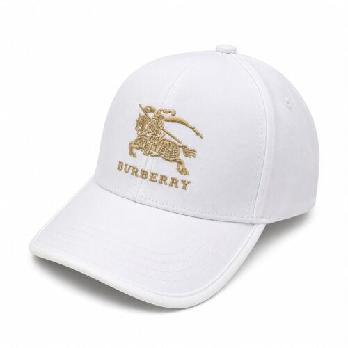 Burberry White Baseball Cap