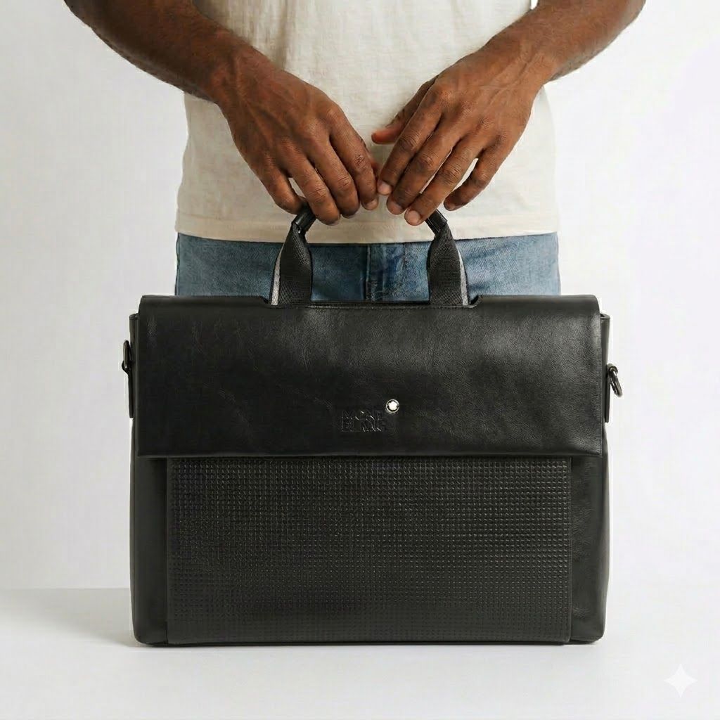 Montblanc Black Laptop Bag
