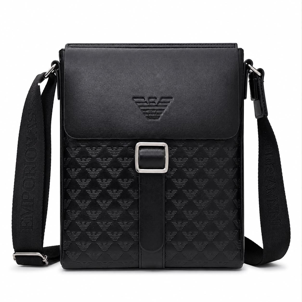 Armani Black Messenger Bag
