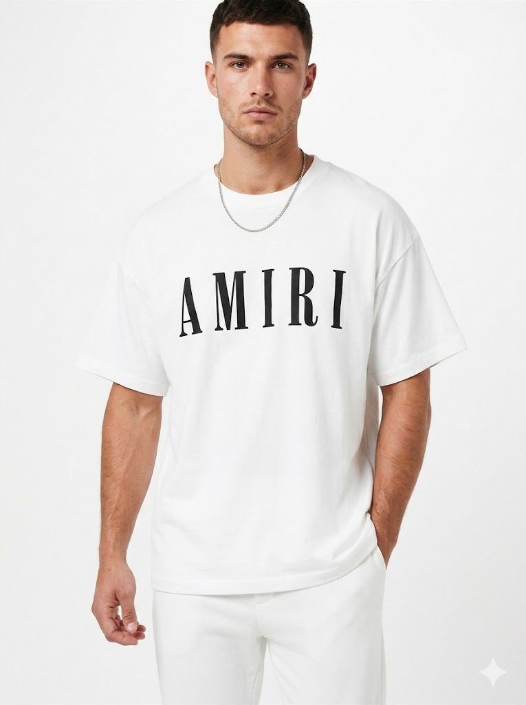 Amiri Classic White Oversized Tshirt