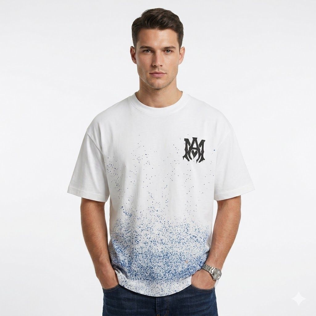 Amiri Multi White Oversized Tshirt