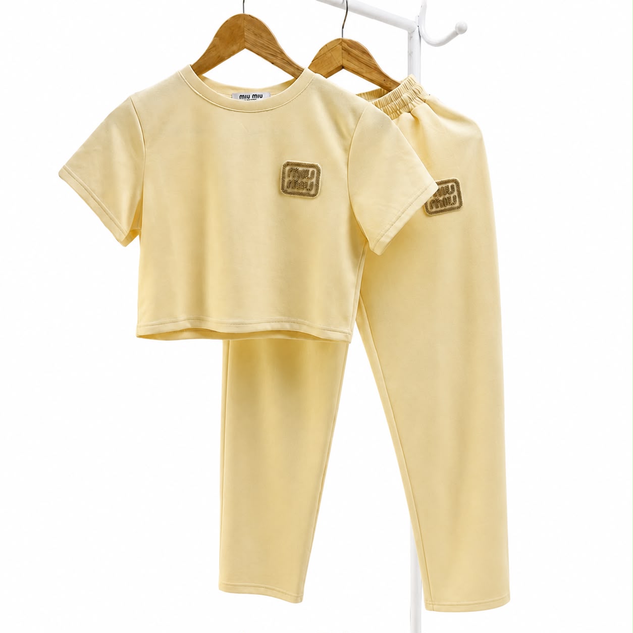 Miu Miu Beige Co-ord Set