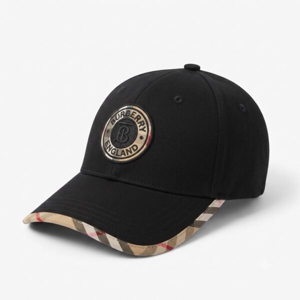 Burberry Black Signature Baseball Cap