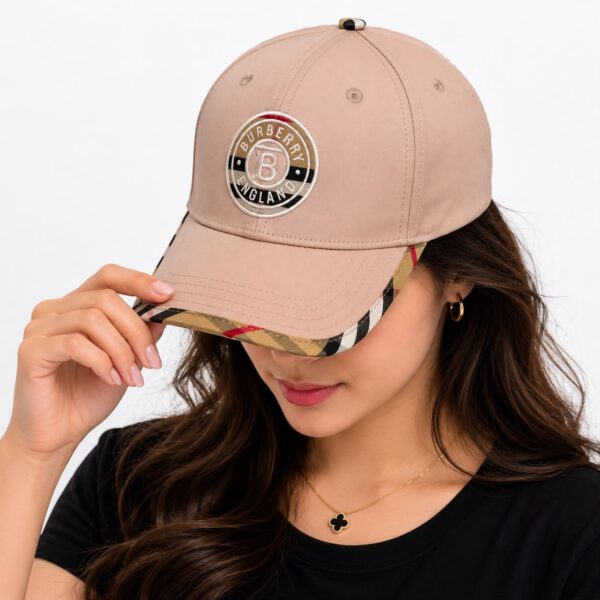 Burberry Pink Signature Baseball Cap