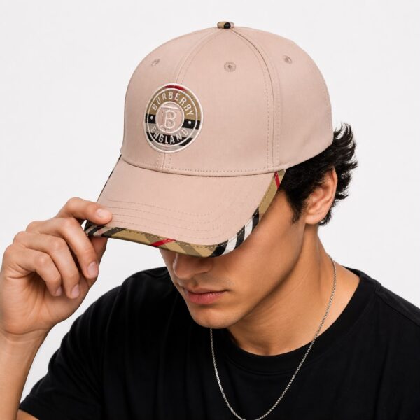 Burberry Pink Signature Baseball Cap