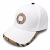 Burberry White Signature Baseball Cap