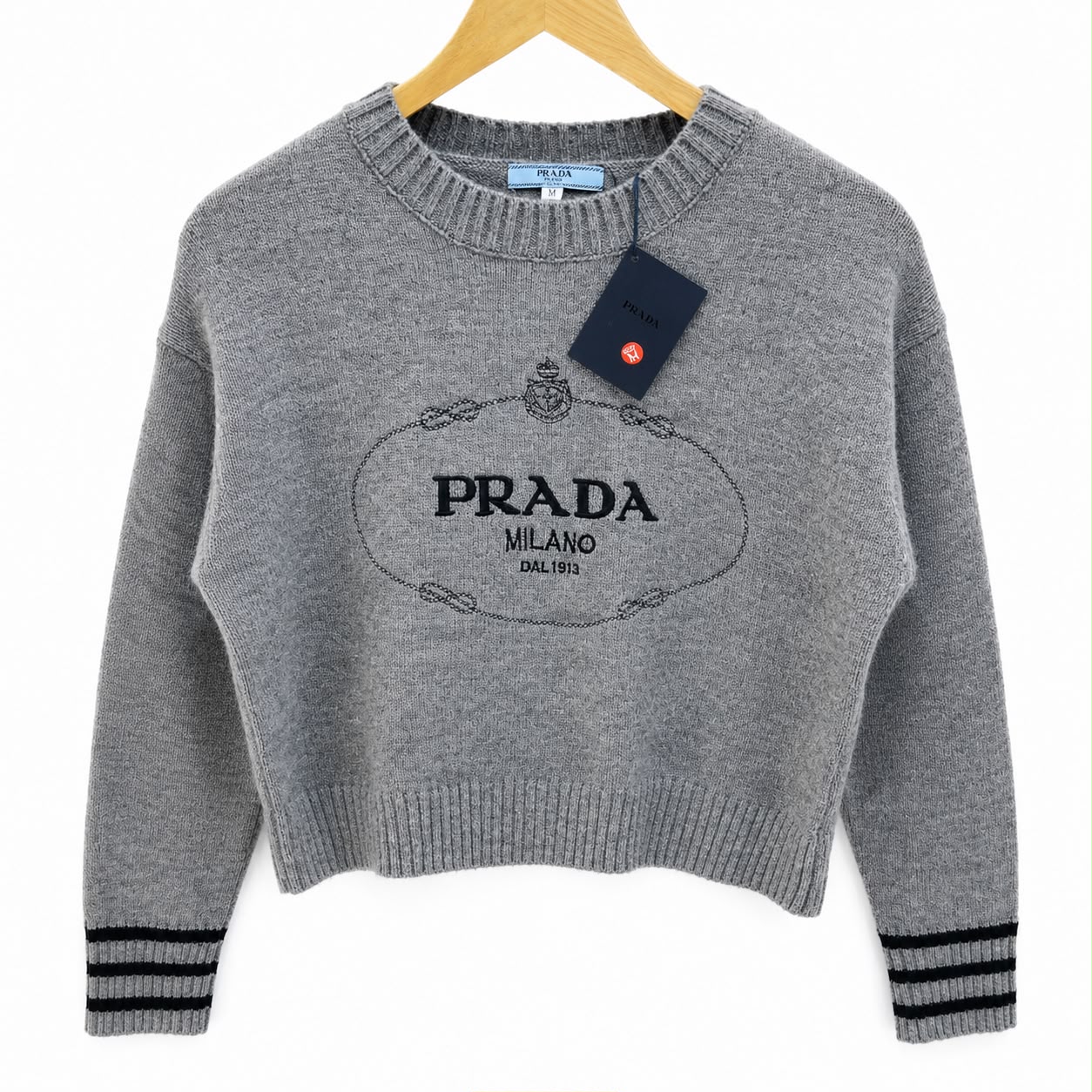 Prada Knitted Full Sleeve Warm Pullover