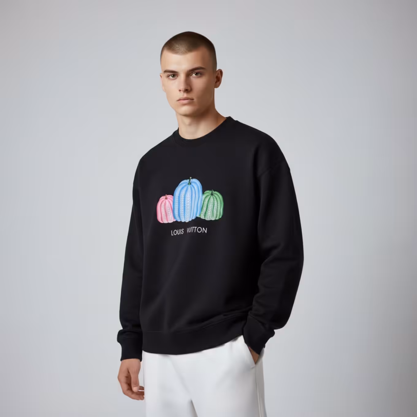 Photoroom_20251203_180525 Louis Vuitton Classic Straw Pumpkin Sweatshirt