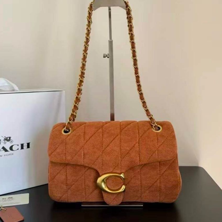 Coach Upcrafted Tabby Brown Sling Bag (With Box)