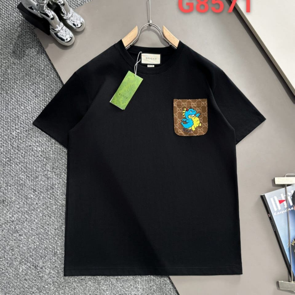 Gucci Black Oversized Tshirt For Men