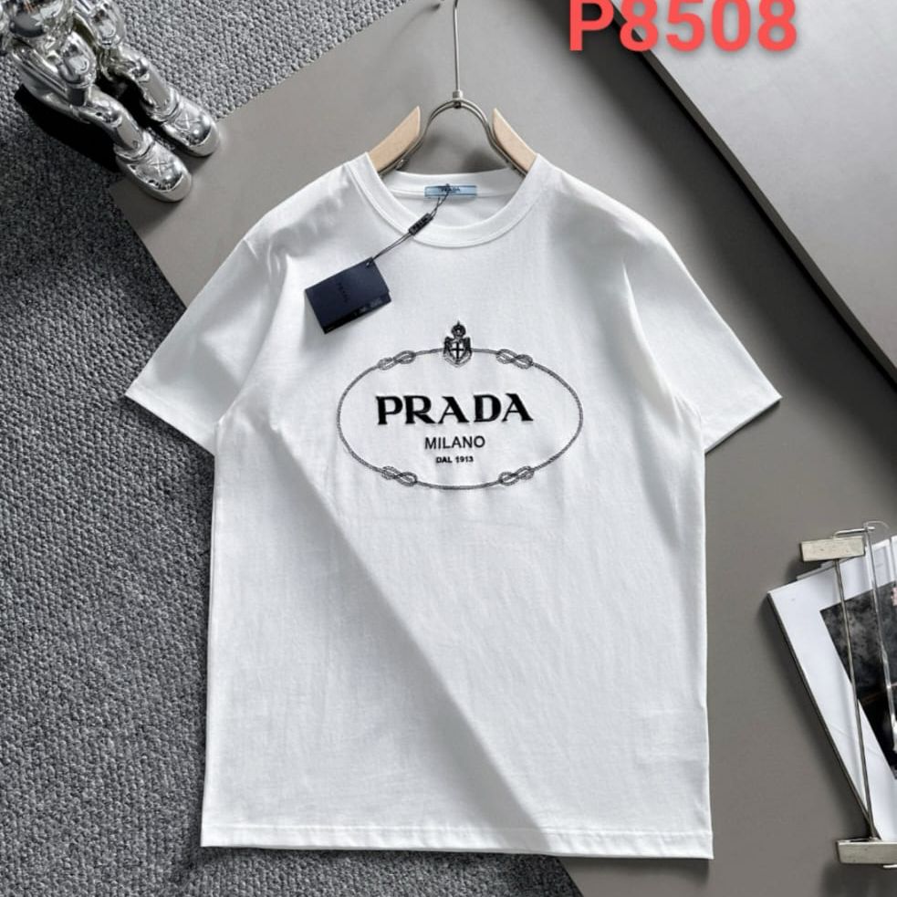 Prada White Oversized Tshirt For Men