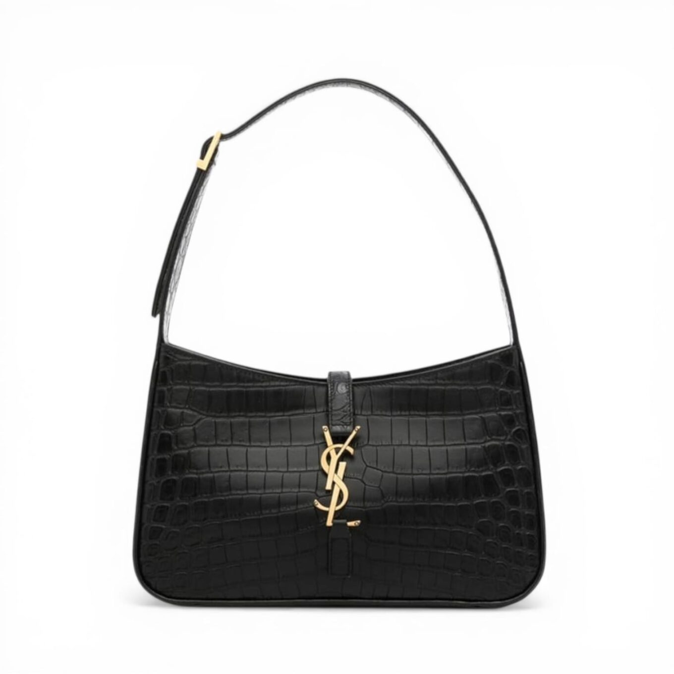Ysl Croco Le 5 A 7 Small Shoulder Bag (With Box)