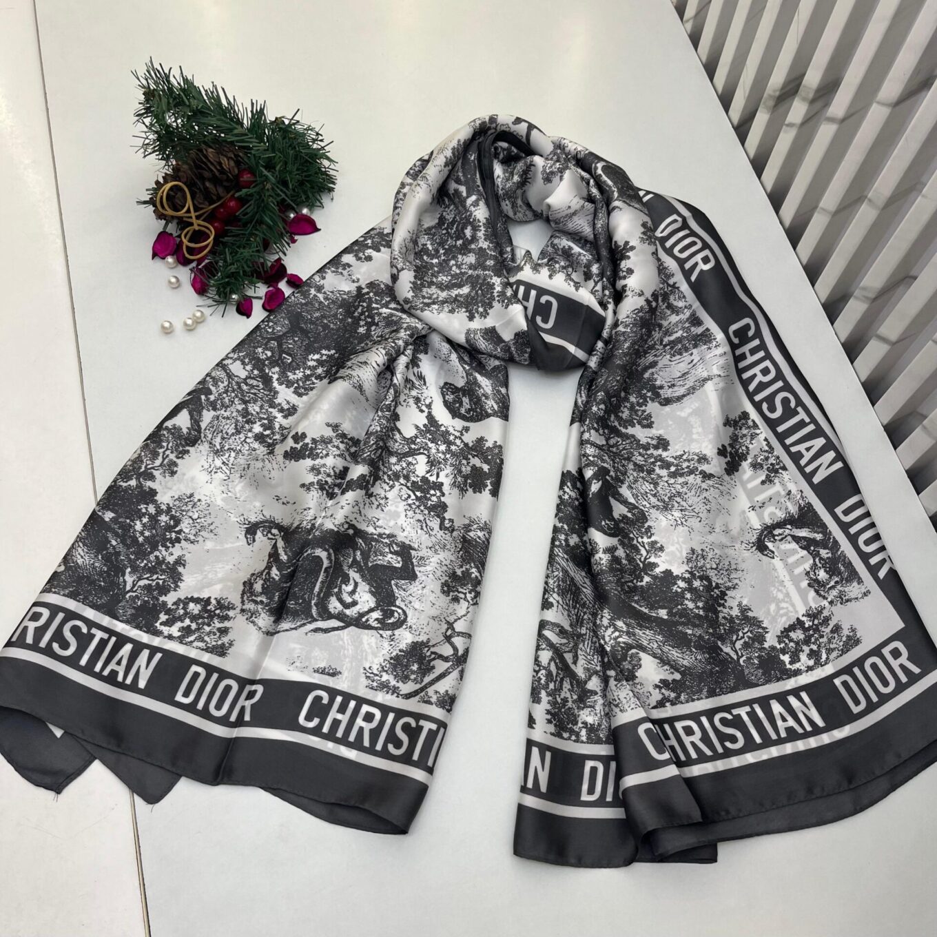 Christian Dior Silk Stole