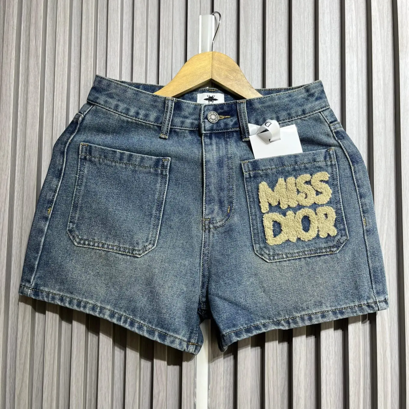WhatsApp-Image-2025-05-22-at-8.04.16-PM Miss Dior Women's Blue Denim Shorts