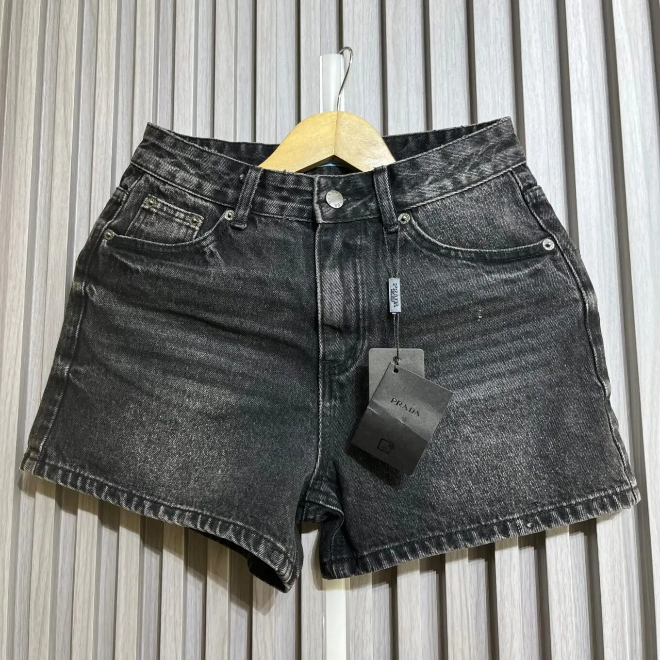 WhatsApp-Image-2025-05-26-at-4.20.21-PM Prada Charcol Denim Shorts For Women