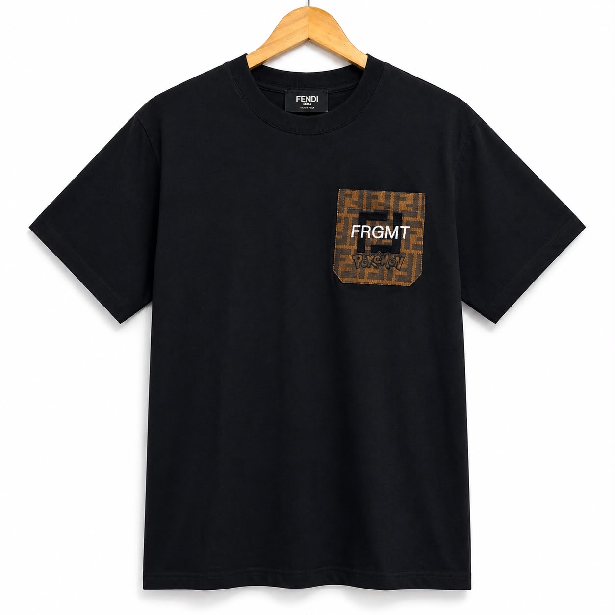 Fendi Dragon Black Tshirt For Men