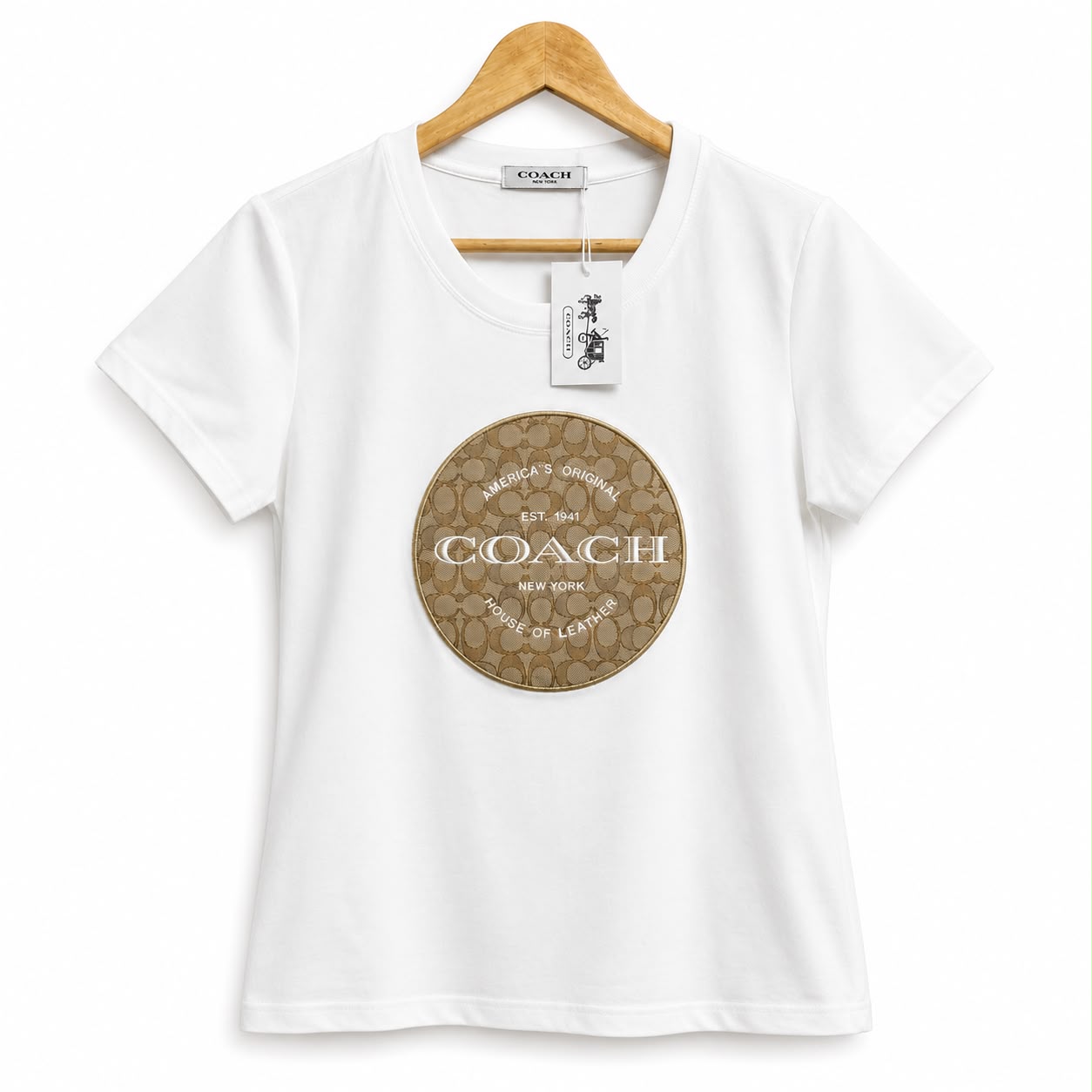 Coach White Colour Classic T-shirt