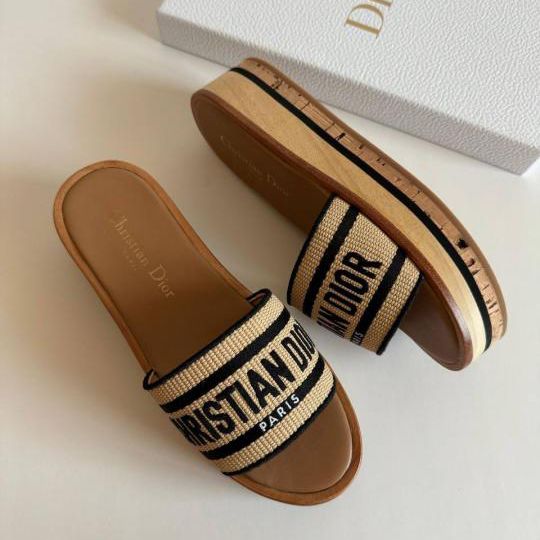 Christian Dior Dway Platform Slide For Women
