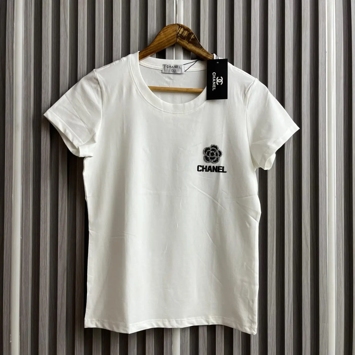 WhatsApp-Image-2025-06-16-at-11.08.02-AM (1) Chanel White Love Tshirt For Women