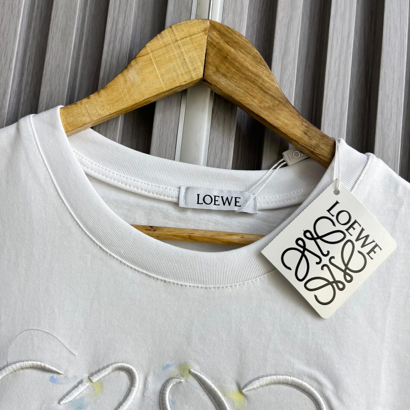 Loewe Octopus White Oversized T-shirt For Women