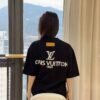 Louis Vuitton Mono Black Oversized T-shirt  For Women