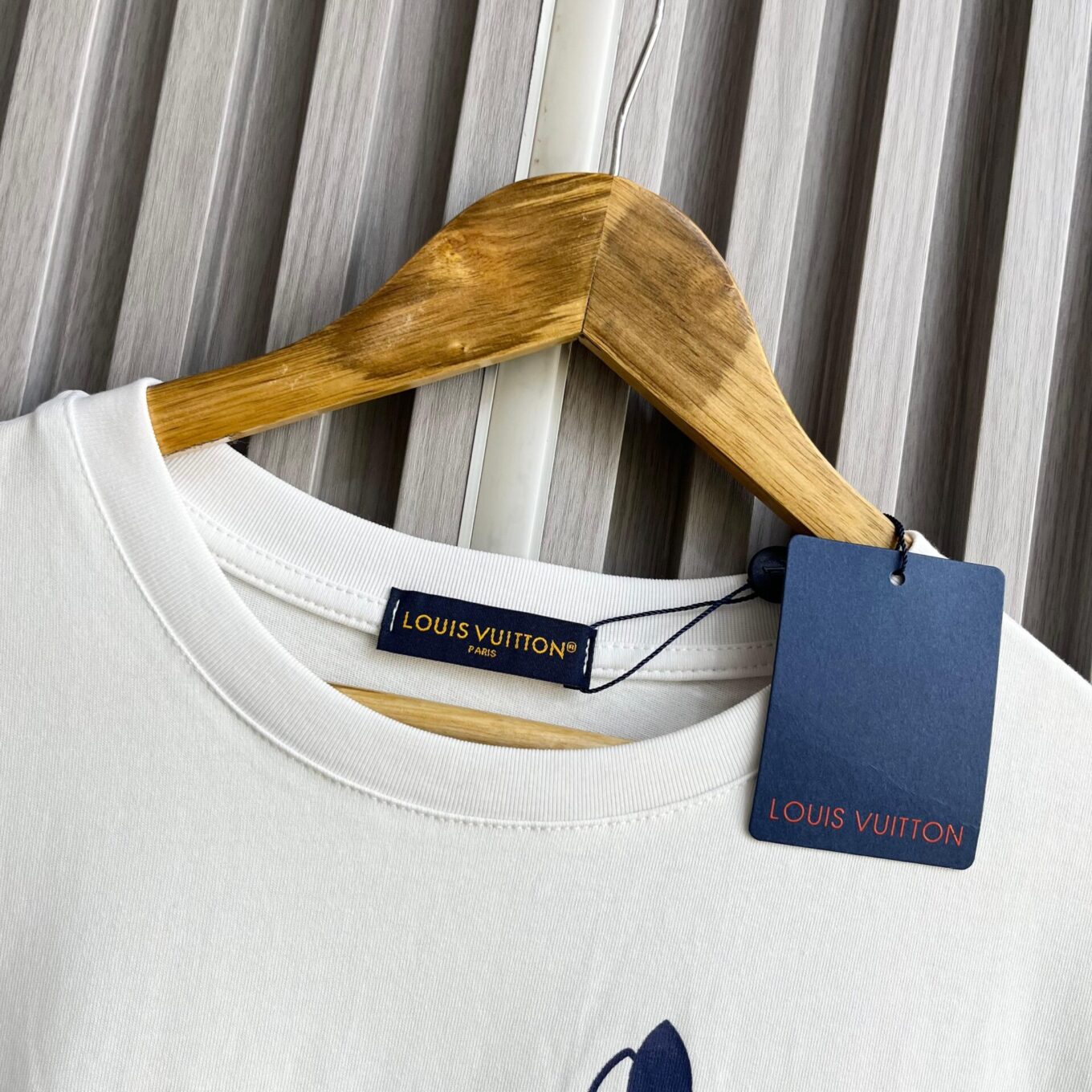 Louis Vuitton White Printed Oversized T-shirt For Women